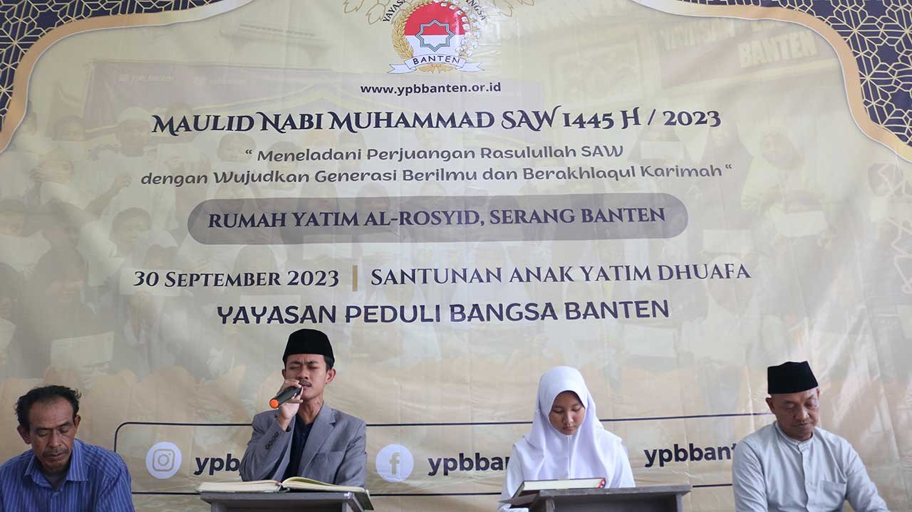 Maulid Nabi Muhammad 1445H - Santunan Yatim Dhuafa
